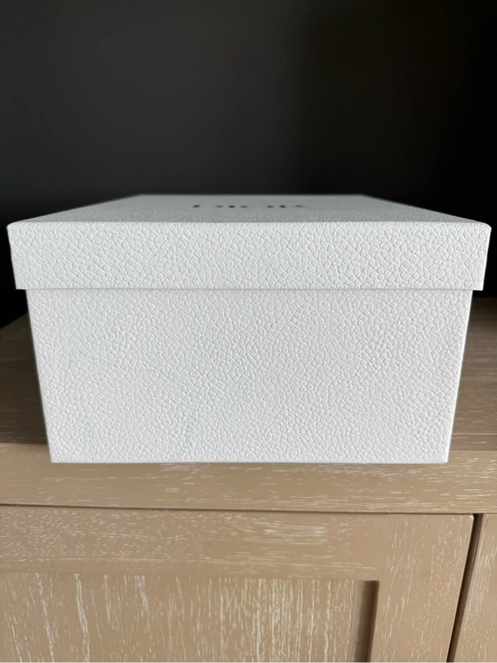 White Dior Gift/Shoe Box & Dior Tissue Paper with Dior Logo Sticker